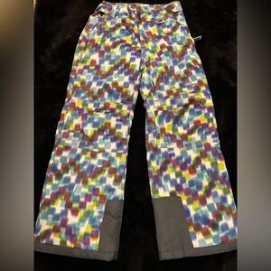Arctix Multicolor Youth Insulated Snow/Ski Pants Size Small